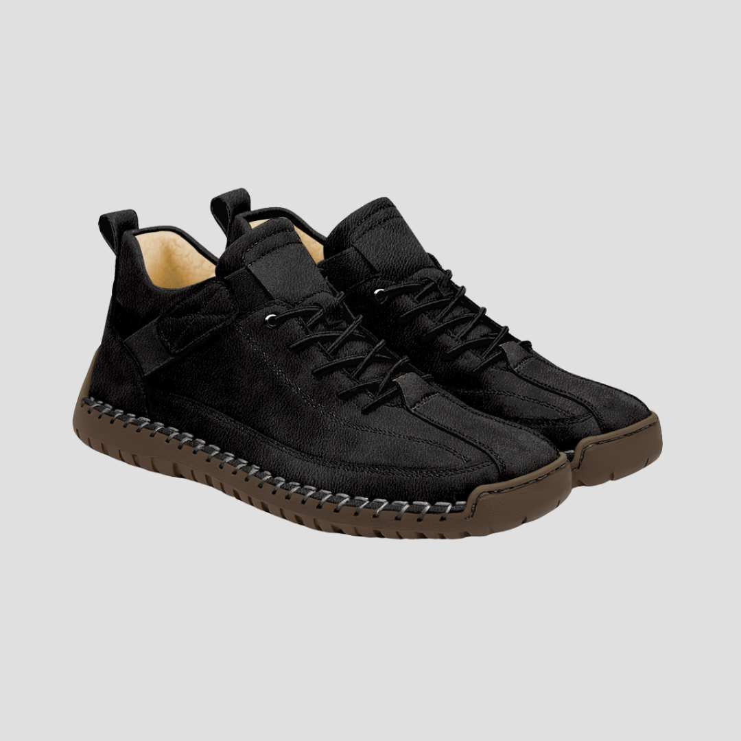 Mens High Top Loafers Olive Comfort Faux Leather