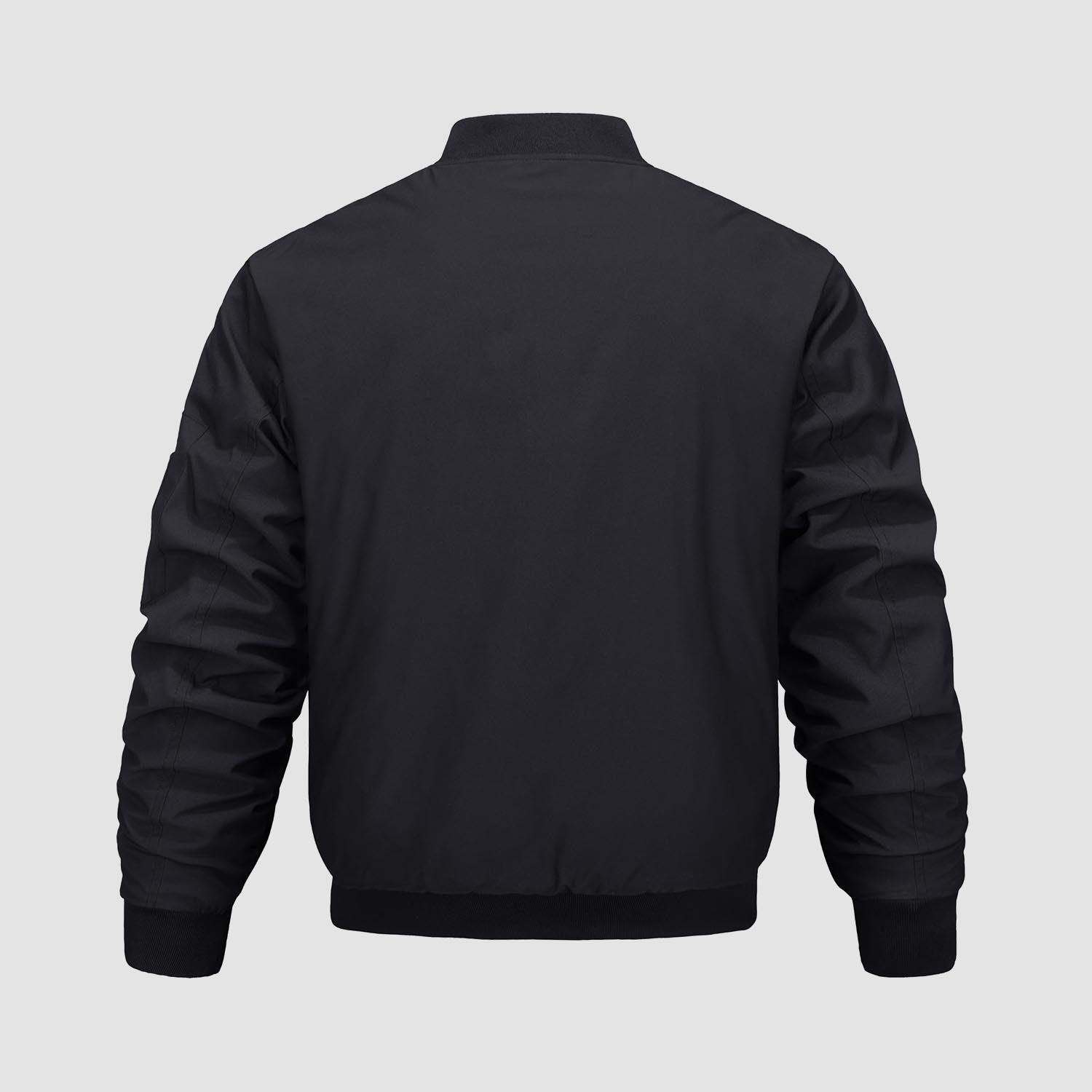 Bomber Jacket Urban Regular Fit Quilted Windproof Polyester