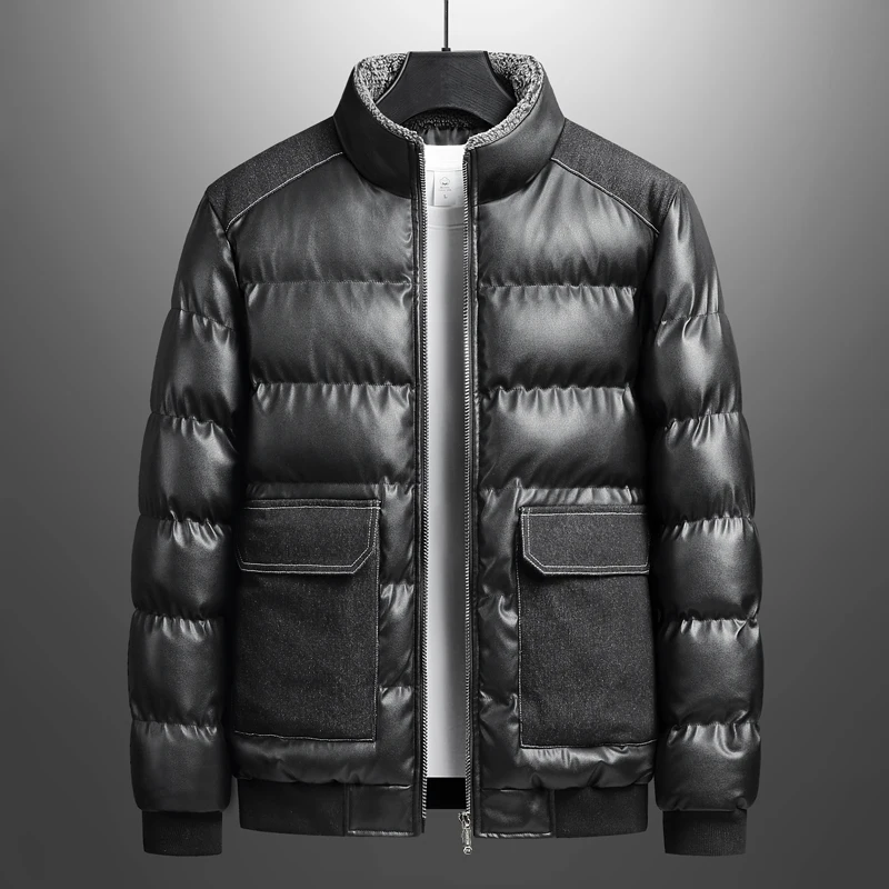 Puffer Jacket Urban Oversized Quilted Satin Blend Casual