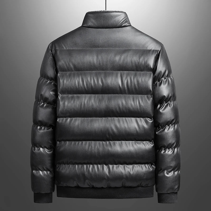 Puffer Jacket Urban Oversized Quilted Satin Blend Casual