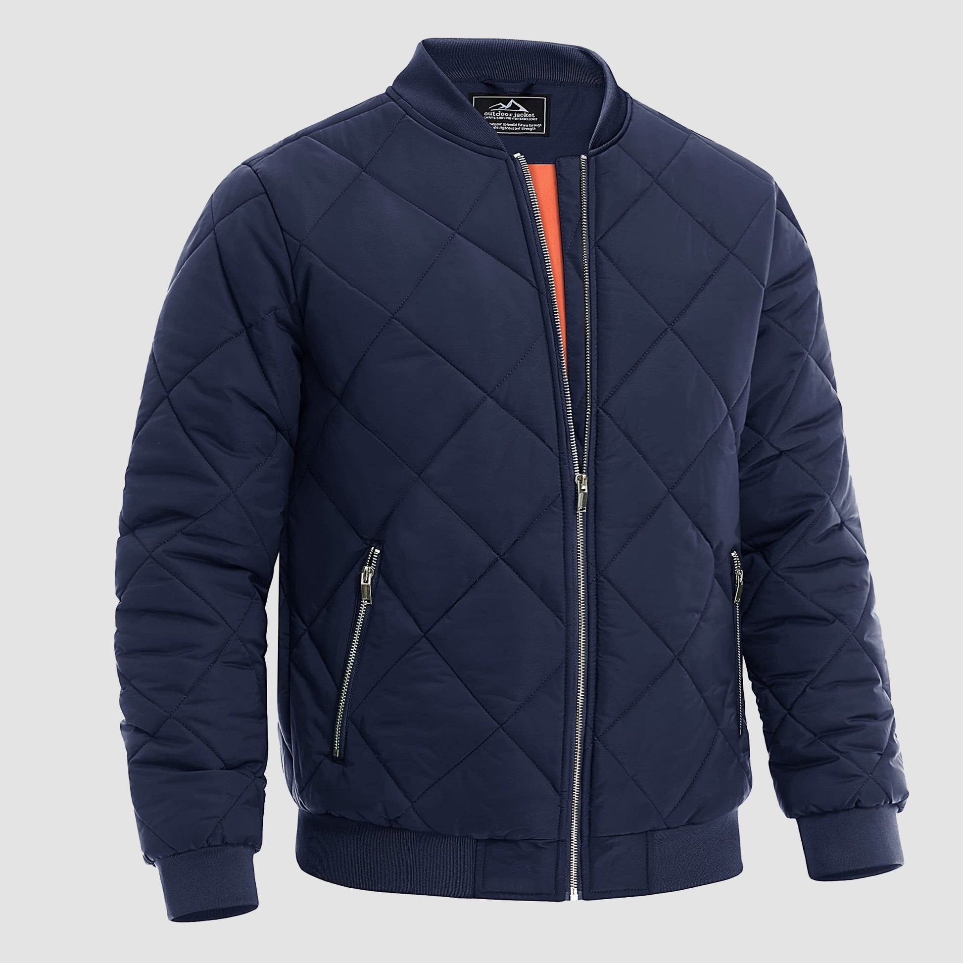 Bomber Jacket Men Thickened Windproof Fleece Casual