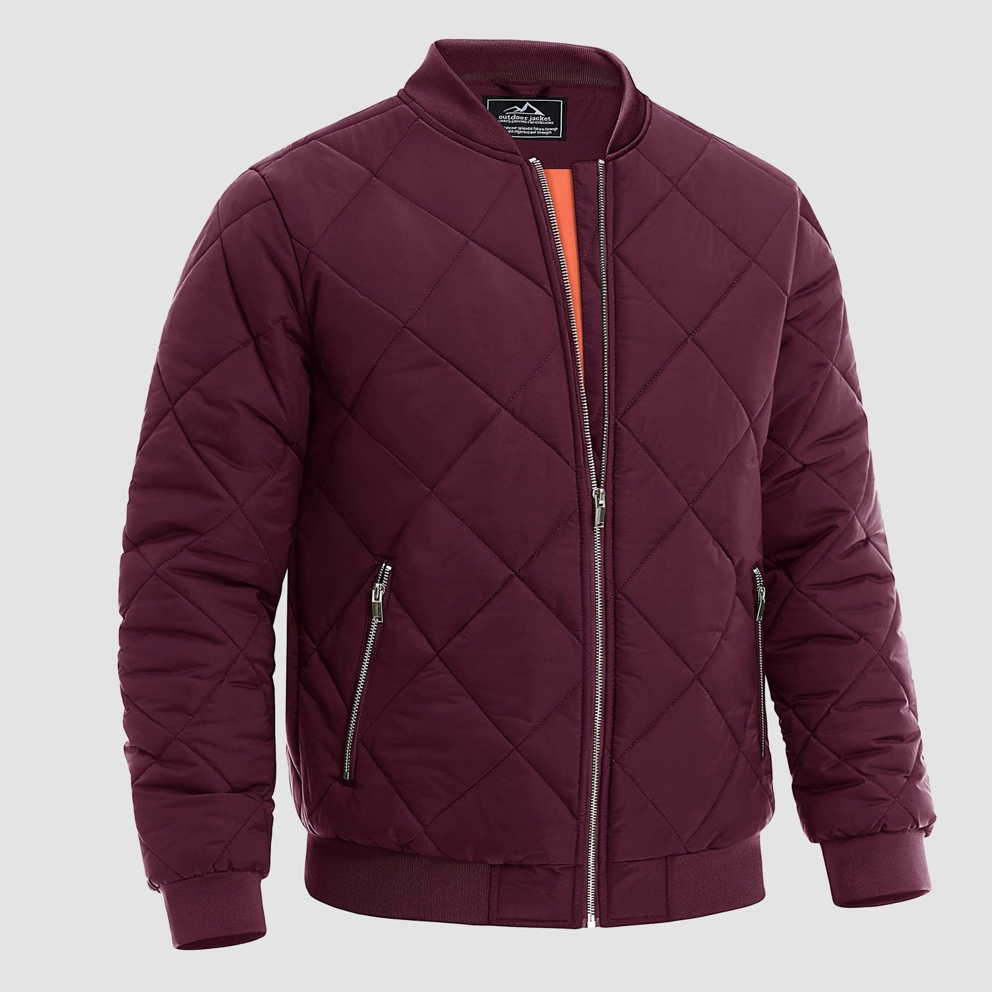 Bomber Jacket Men Thickened Windproof Fleece Casual