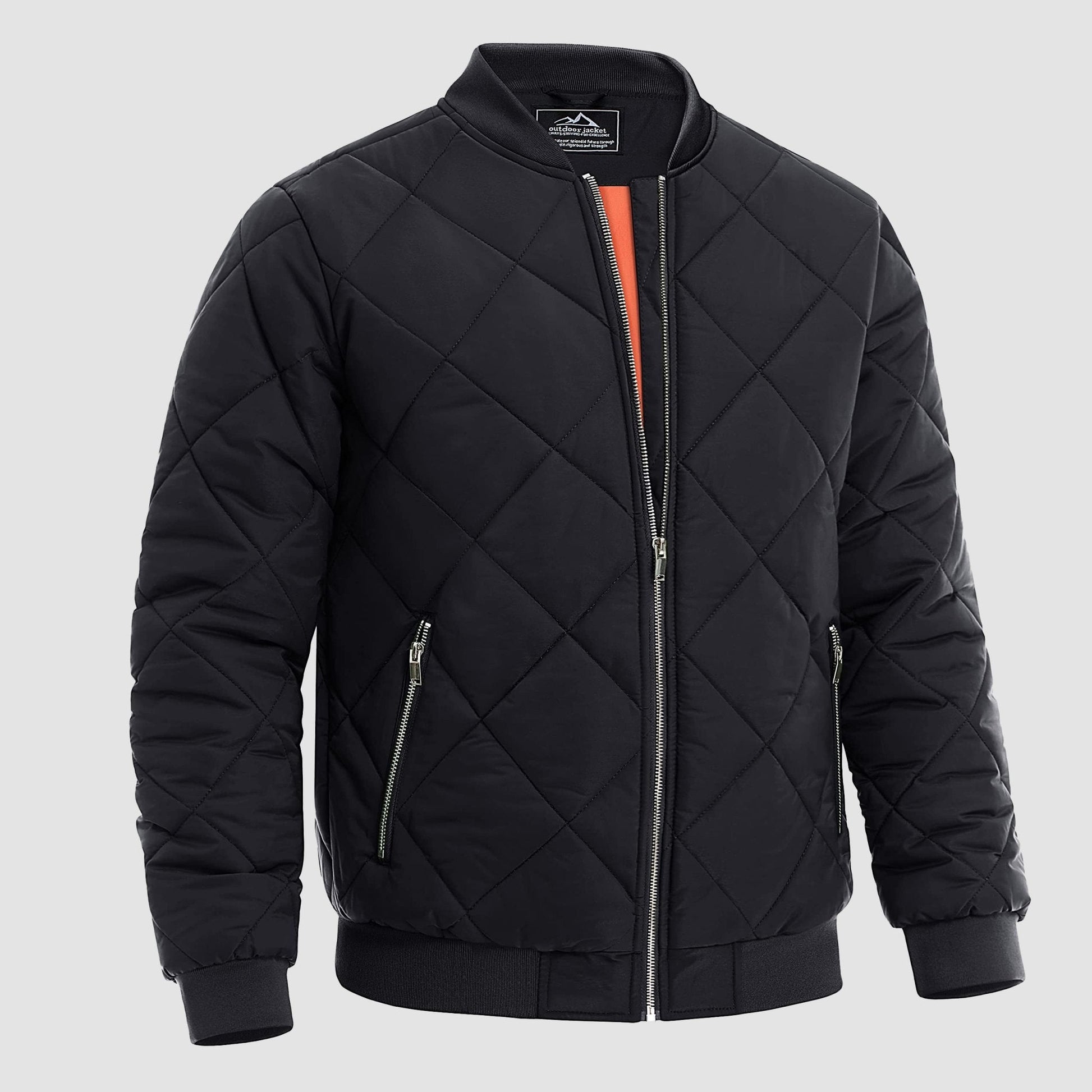 Bomber Jacket Men Thickened Windproof Fleece Casual