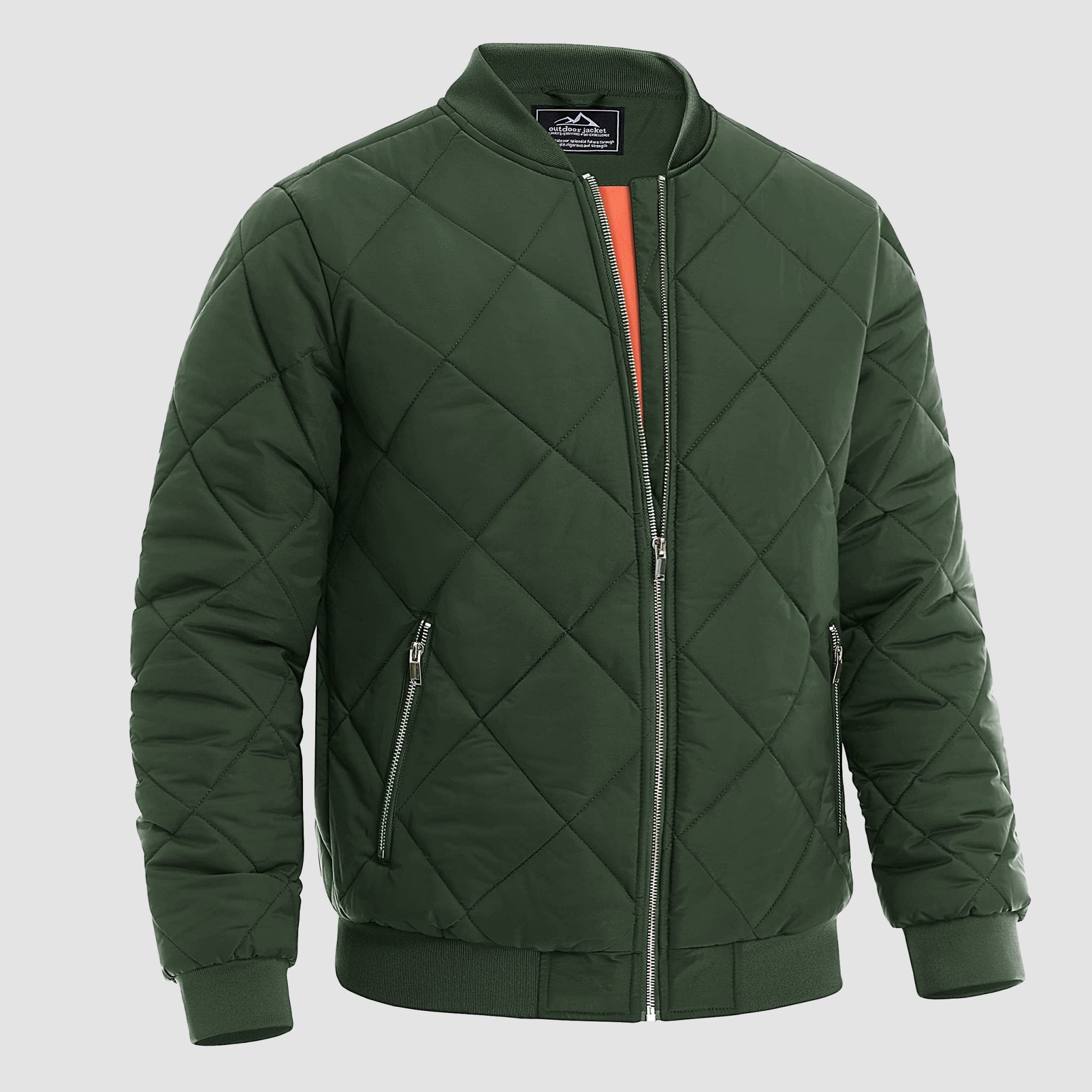 Bomber Jacket Men Thickened Windproof Fleece Casual