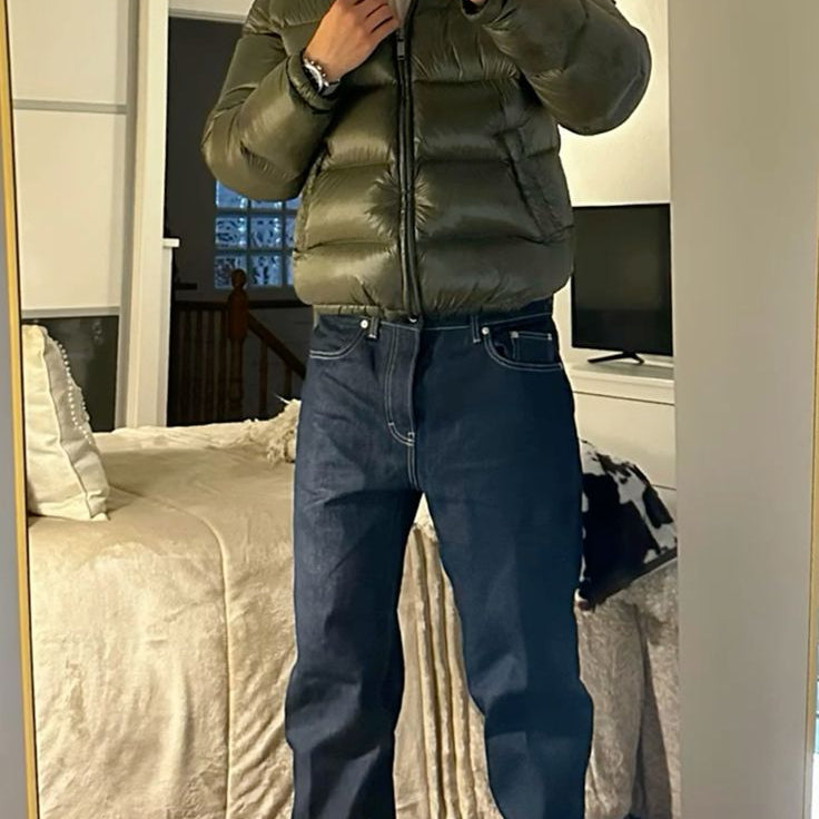 Puffer Jacket Men Short Quilted Hooded Lightweight Warm