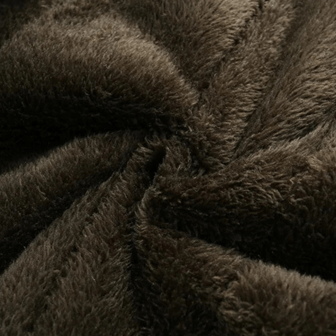 Parka Men Insulated Regular Fit Fur Lined Hood Shell